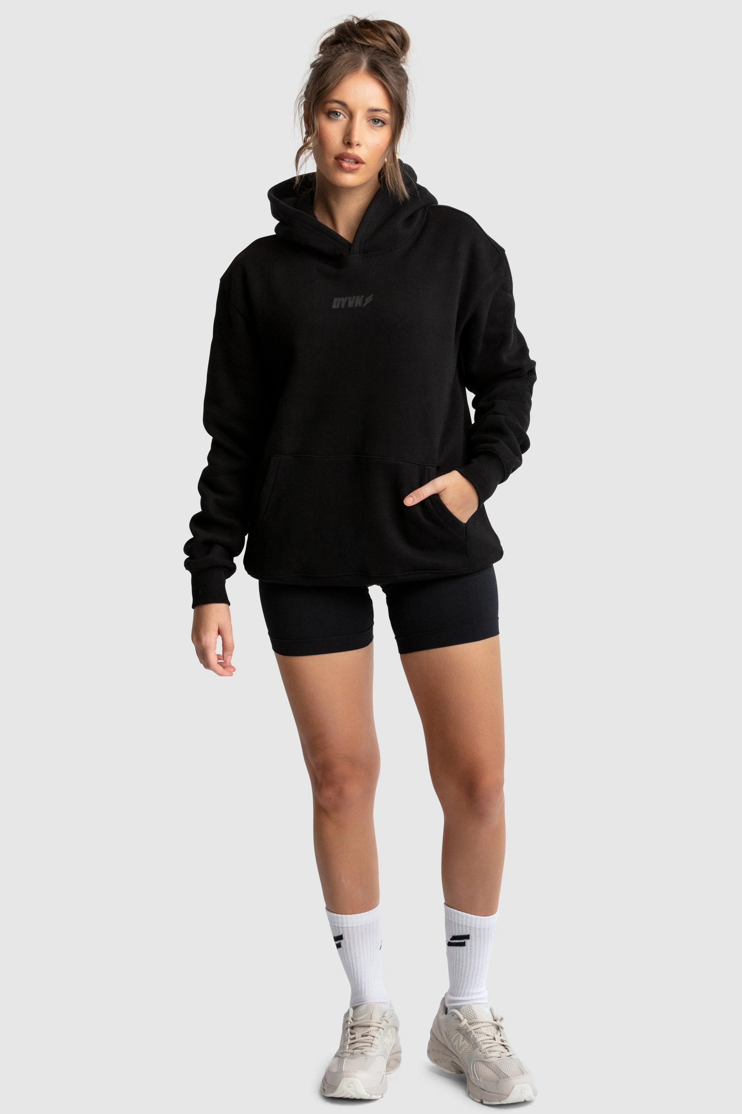 Women's DYVN Relaxed Fit Hoodie - Black